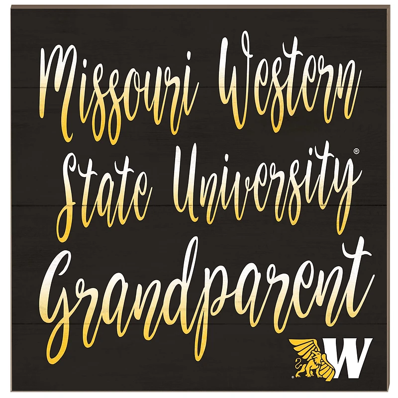 Missouri Western State Griffons 10'' x 10'' Grandparent Plaque