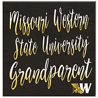 Missouri Western State Griffons 10'' x 10'' Grandparent Plaque