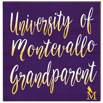 Montevallo Falcons 10'' x 10'' Grandparent Plaque