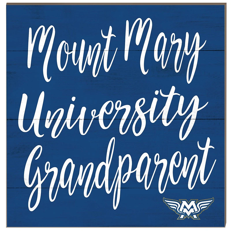 Mount Mary Blue Angels 10'' x 10'' Grandparent Plaque
