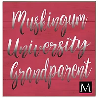 Muskingum Muskies 10'' x 10'' Grandparent Plaque