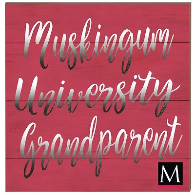 Muskingum Muskies 10'' x 10'' Grandparent Plaque