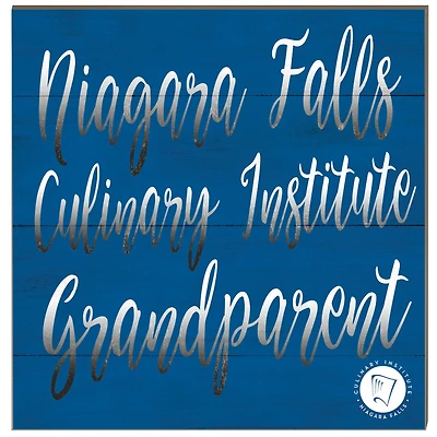 Niagara Falls Culinary Institute 10'' x 10'' Grandparent Plaque