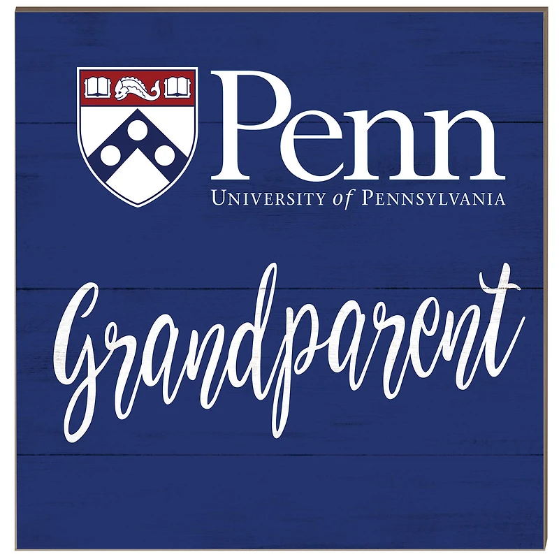 Pennsylvania Quakers 10'' x 10'' Grandparent Plaque