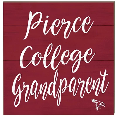 Pierce College Raiders 10'' x 10'' Grandparent Plaque