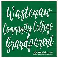 Washtenaw Community College 10'' x 10'' Grandparent Plaque