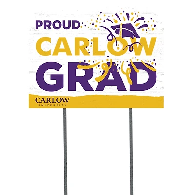 Carlow University Celtics 18" x 24" Grad Yard Sign