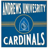 Andrews University Cardinals 10'' x 10'' Retro Team Sign