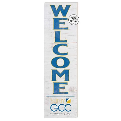 SUNY Genesee Community College 10'' x 35'' Indoor/Outdoor Welcome Sign