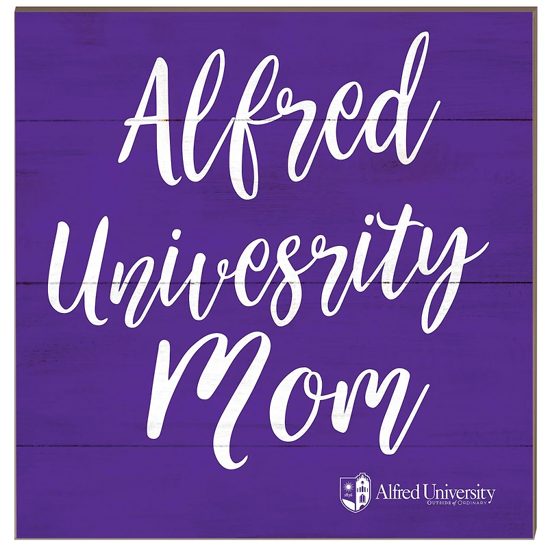Alfred University Saxons 10'' x 10'' Mom Plaque