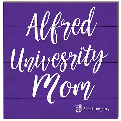 Alfred University Saxons 10'' x 10'' Mom Plaque