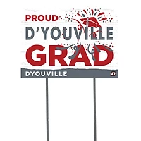 D'youville Saints 18" x 24" Grad Yard Sign