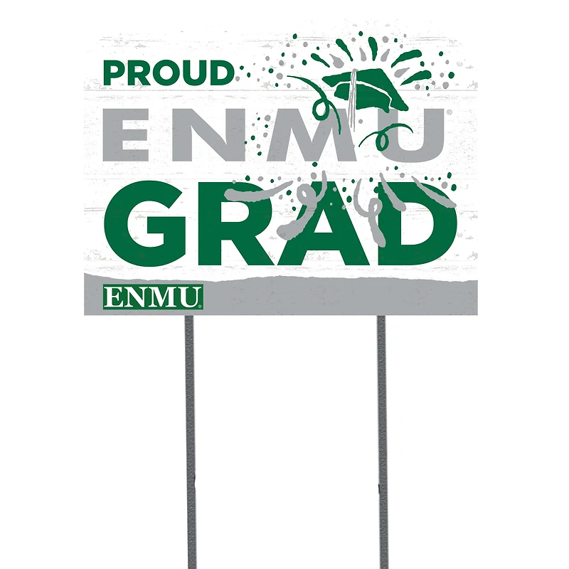 Eastern New Mexico Greyhounds 18" x 24" Grad Yard Sign