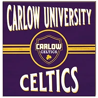 Carlow University Celtics 10'' x 10'' Retro Team Sign