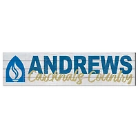 Andrews University Cardinals 10'' x 40'' Logo Sign