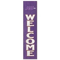 Alfred University Saxons 12'' x 48'' Welcome Outdoor Leaner