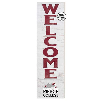 Pierce College Raiders 10'' x 35'' Indoor/Outdoor Welcome Sign