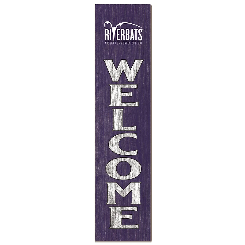 Austin Community College 12'' x 48'' Welcome Outdoor Leaner