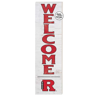 Rutgers Scarlet Knights 10'' x 35'' Indoor/Outdoor Welcome Sign