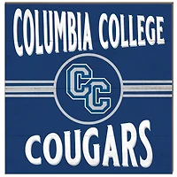 Columbia College of Missouri Cougars 10'' x 10'' Retro Team Sign