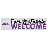 Alfred University Saxons 10'' x 40'' Friends & Family Welcome Sign
