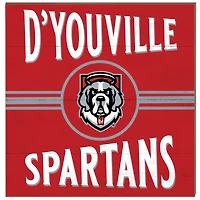 D'youville Saints 10'' x 10'' Retro Team Sign