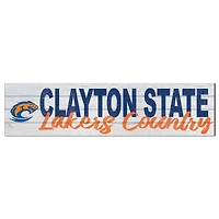 Clayton State Lakers 10'' x 40'' Logo Sign