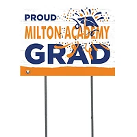 Milton Academy Mustangs 18" x 24" Grad Yard Sign