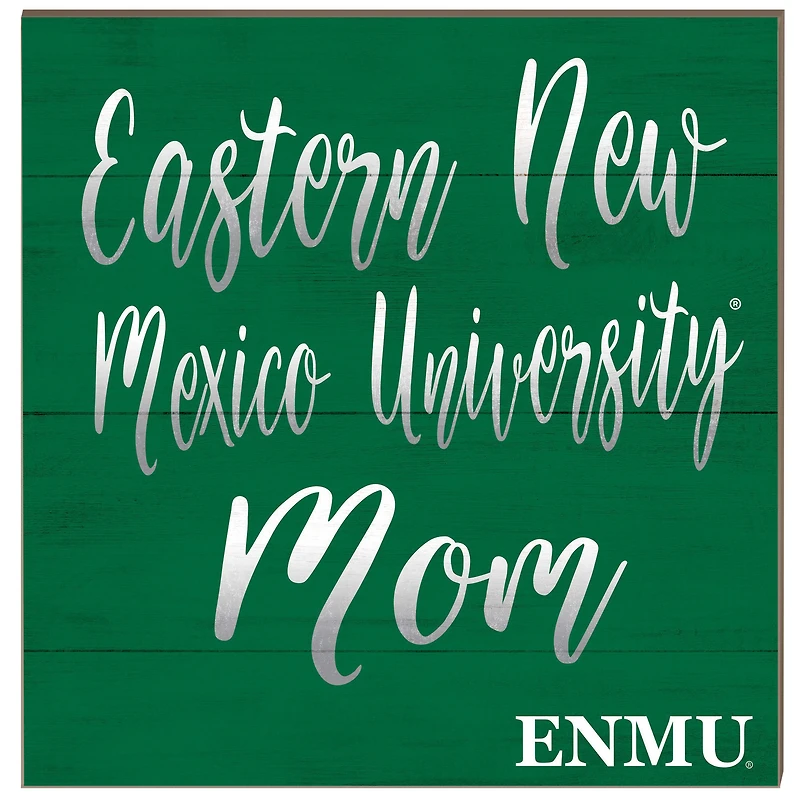 Eastern New Mexico Greyhounds 10'' x 10'' Mom Plaque