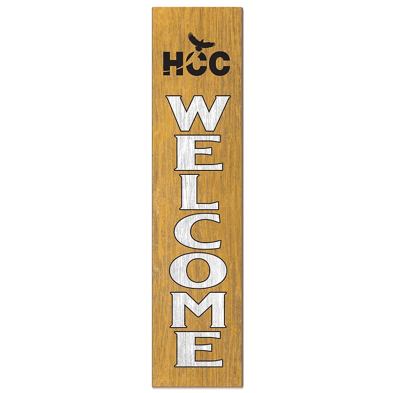 Houston Community College 12'' x 48'' Welcome Outdoor Leaner