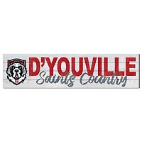 D'youville Saints 10'' x 40'' Logo Sign