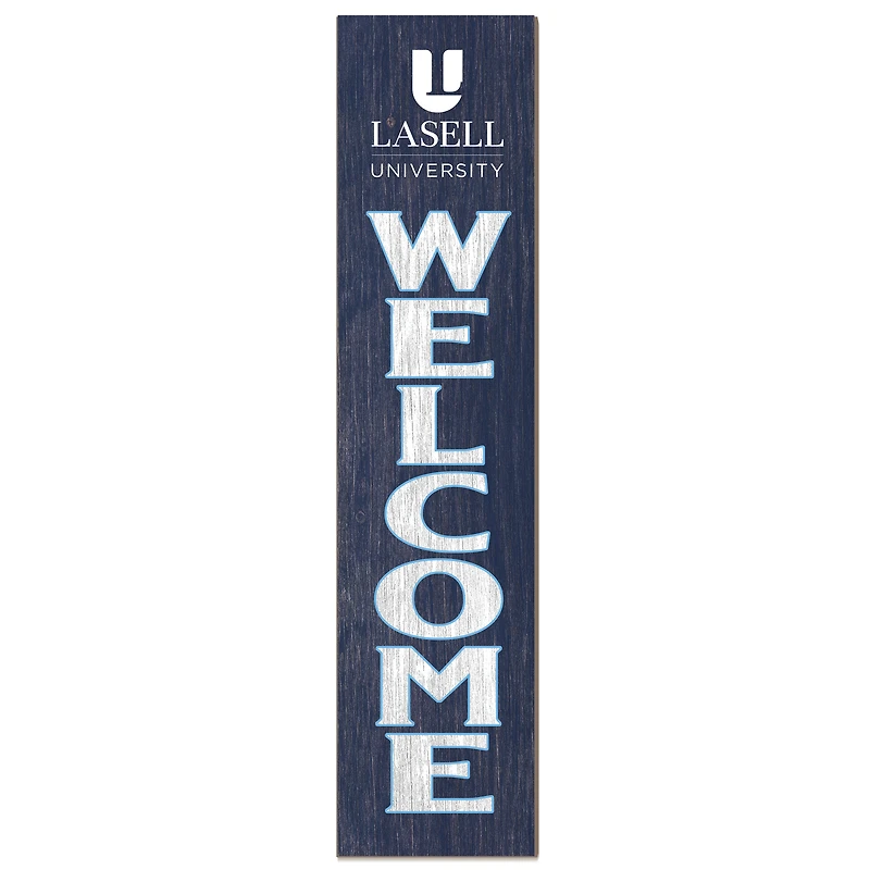 Lasell Lasers 12'' x 48'' Welcome Outdoor Leaner