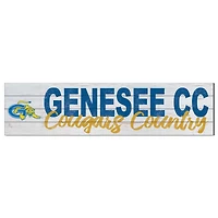 SUNY Genesee Community College 10'' x 40'' Logo Sign