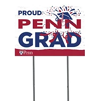 Pennsylvania Quakers 18" x 24" Grad Yard Sign