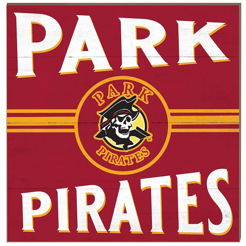 Park Pirates 10'' x 10'' Retro Team Sign