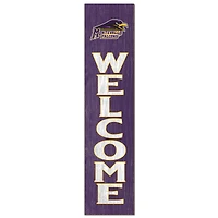 Montevallo Falcons 12'' x 48'' Welcome Outdoor Leaner
