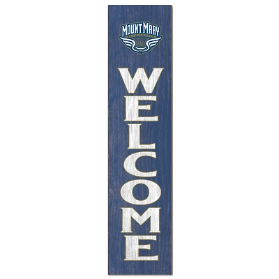 Mount Mary Blue Angels 12'' x 48'' Welcome Outdoor Leaner
