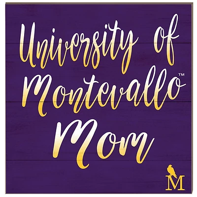 Montevallo Falcons 10'' x 10'' Mom Plaque