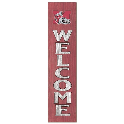 Muskingum Muskies 12'' x 48'' Welcome Outdoor Leaner