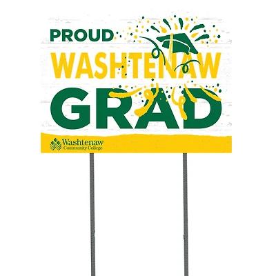 Washtenaw Community College 18" x 24" Grad Yard Sign