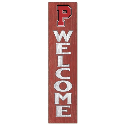 Pacific Boxers 12'' x 48'' Welcome Outdoor Leaner