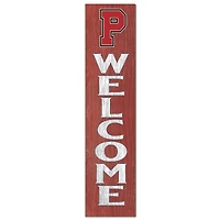 Pacific Boxers 12'' x 48'' Welcome Outdoor Leaner