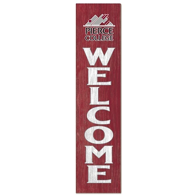 Pierce College Raiders 12'' x 48'' Welcome Outdoor Leaner