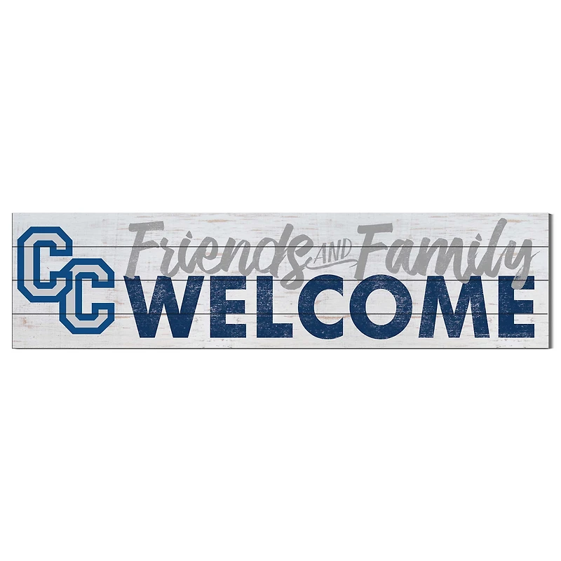 Columbia College of Missouri Cougars 10'' x 40'' Friends & Family Welcome Sign