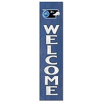 Rockhurst Hawks 12'' x 48'' Welcome Outdoor Leaner