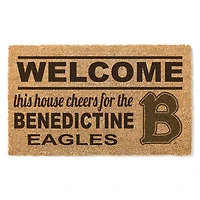 Benedictine Eagles 18" x 30" Welcome Doormat