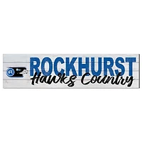 Rockhurst Hawks 10'' x 40'' Logo Sign