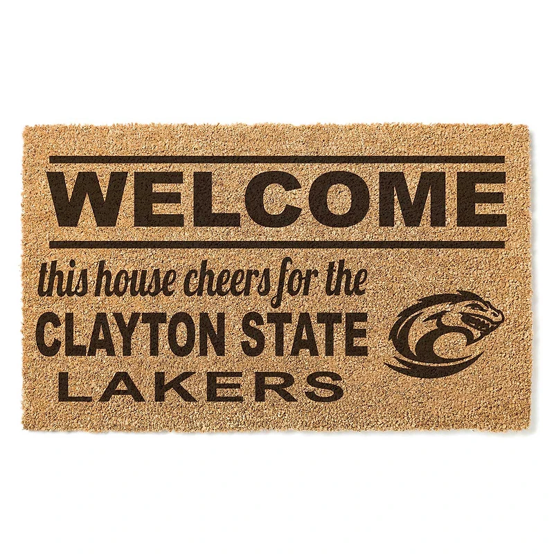 Clayton State Lakers 18" x 30" Welcome Doormat