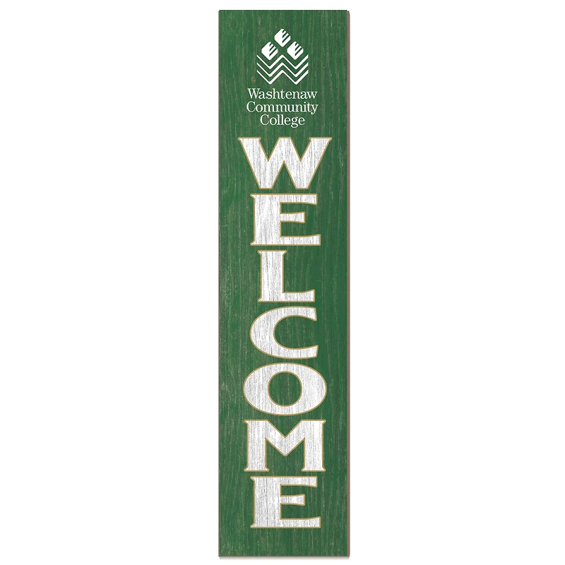 Washtenaw Community College 12'' x 48'' Welcome Outdoor Leaner