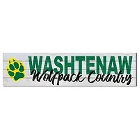Washtenaw Community College 10'' x 40'' Logo Sign